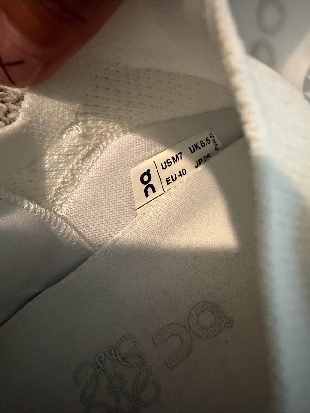 On cloud x lo. White sneakers - Picture 7 of 8